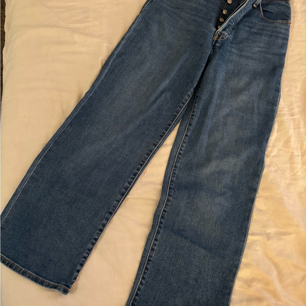 Levi’s women blue wide-Leg jeans